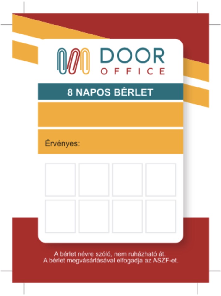 8 napos Door Office bérlet
